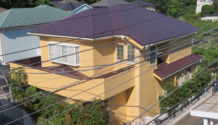 家屋の塗装工事ですっかりきれいになった！